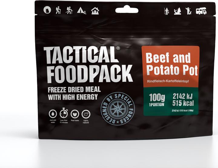 Immagine prodotto Tactical Foodpack Manzo e patate in pentola (100 g)