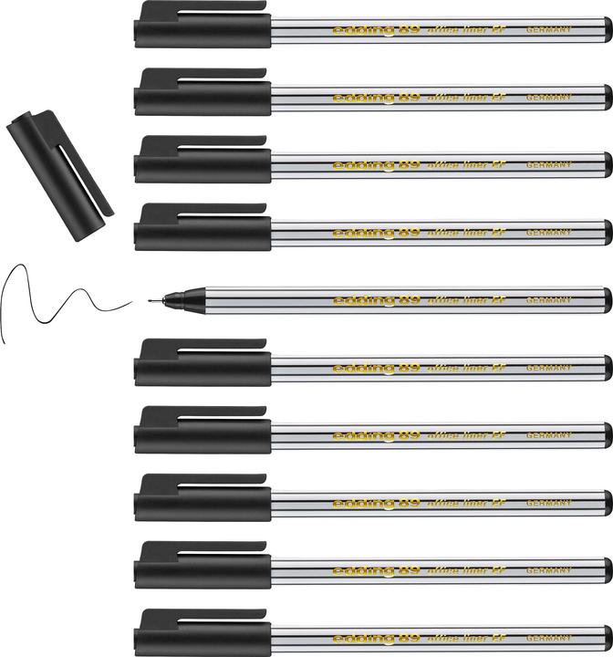 Produktbild Edding Fineliner 89 officeliner (Schwarz, 1 x)