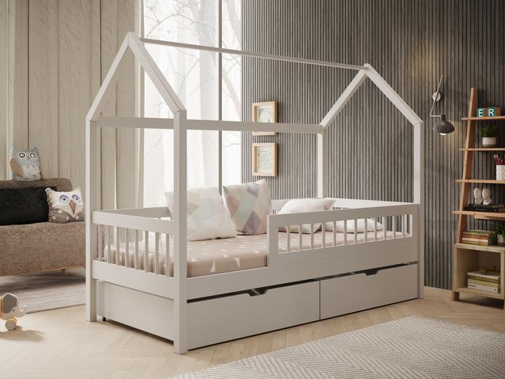 Actual product image ADRK Furniture Galicja house bed with mattress (180 x 80 cm)