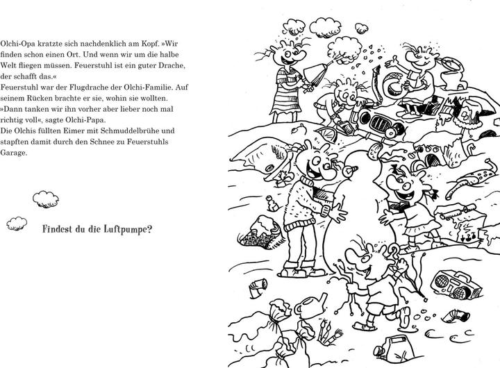 Actual product image The Olchis. Advent calendar puzzle book