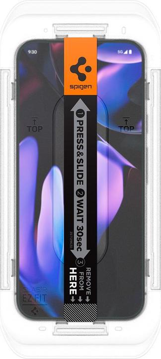 Immagine prodotto Spigen Proteggi schermo in vetro temperato EZ Fit Google Pixel 9 Pro XL 2-Pack (2 Pezzo/i, Google Pixel 9 Pro XL)