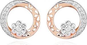 Immagine prodotto Silver Cat Orecchini romantici bicolore con zirconi SC432