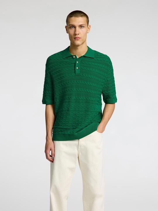 Actual product image Selected Homme Kurzärmeliges Polohemd aus Strick (S)