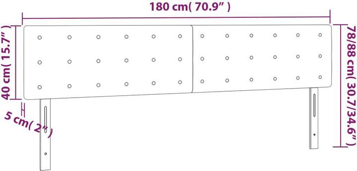 Image du produit VidaXL Kenzie (180 x 5 x 88 cm)
