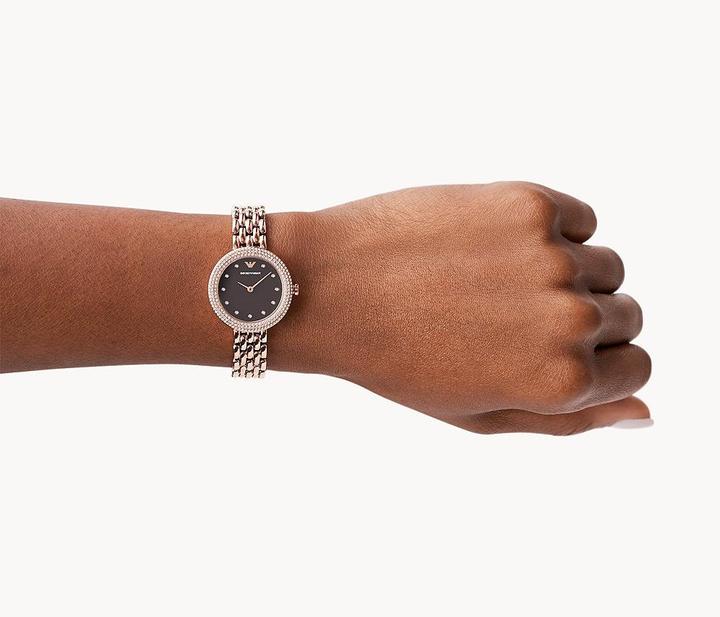 Immagine prodotto Emporio Armani Bracciale essenziale (19.50 cm, Acciaio inossidabile, Cuoio)