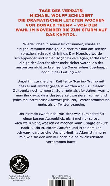 Actual product image 77 Tage (German, Michael Wolff, 2021)