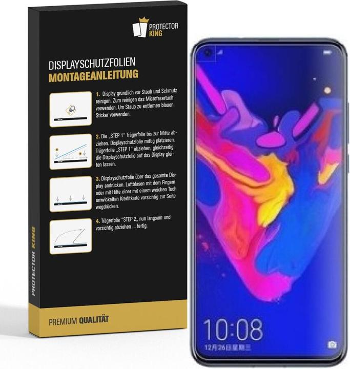 Produktbild Protectorking 2x Panzerfolie Anti-Shock HD Klar (2 Stück, Huawei Nova 4)