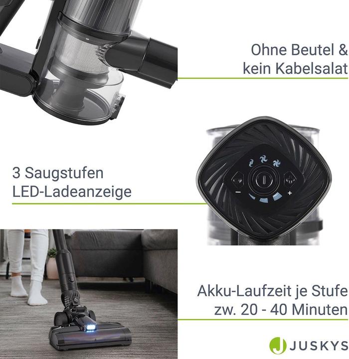Produktbild Juskys Akkustaubsauger VC2101
