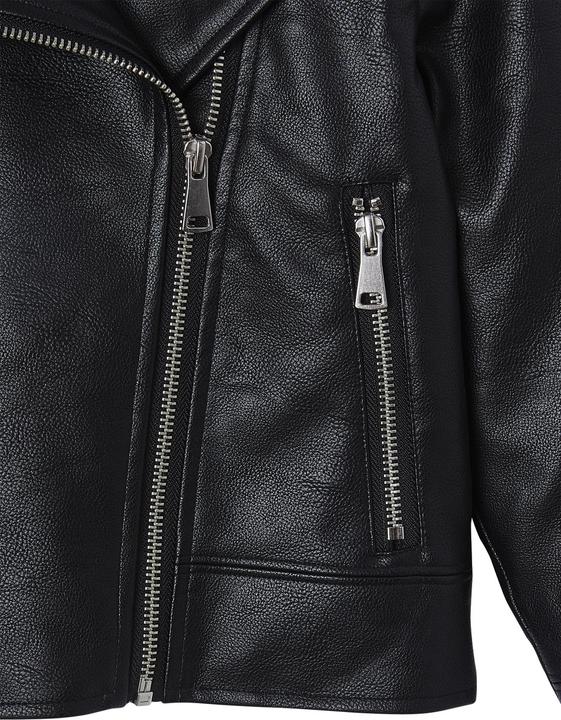 Produktbild Vertbaudet Mädchen Bikerjacke aus Lederimitat mit Recycling-Polyester (110)