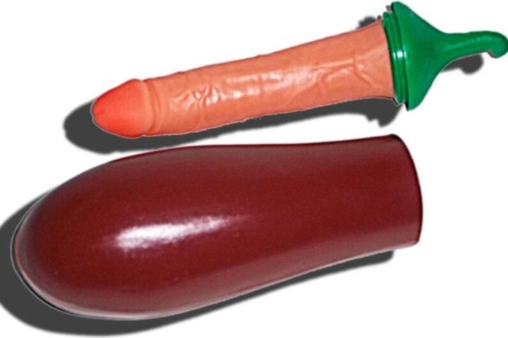 Actual product image Diablo Picante Penis-Aubergine