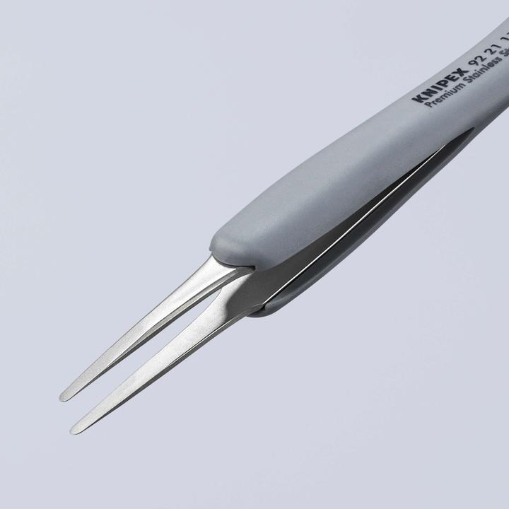 Image du produit Knipex Brucelles de précision avec poignées en caoutchouc ESD