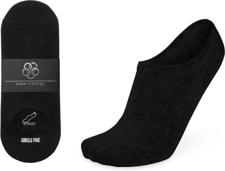 Circle Five 6 Paar Füsslinge mit Silikongrip