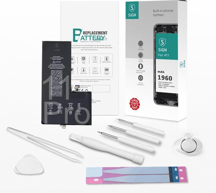 Produktbild SIGN Complete Battery Replacement Kit - iPhone 11 Pro