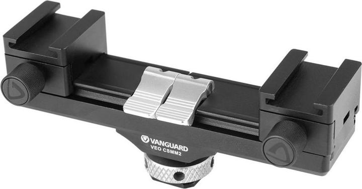 Actual product image Vanguard VEO CSMM2 Expandable Double Cold Shoe Holder (Stand adapter)