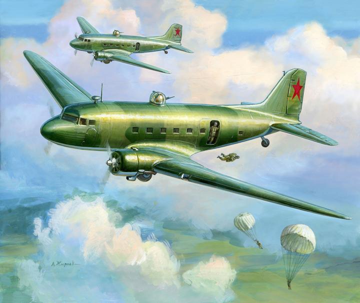 Produktbild Zvezda Models 1/200 Li-2 Soviet Transport Plane