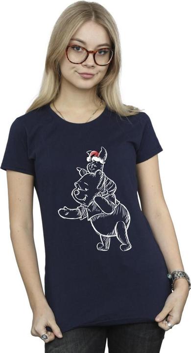 Immagine prodotto Disney Winnie The Pooh Piglet Christmas Maglietta Donna (XL)