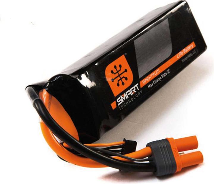 Immagine prodotto Horizon Hobby Batteria LiPo 5000mah 6S 22.2V Smart LiPo 30C, iC5 (22.20 V, 5000 mAh)