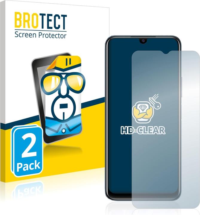 Produktbild BROTECT Schutzfolie Displayschutz Klar (2 Stück, Vivo Y21)