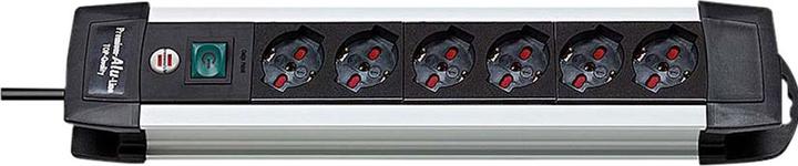 Produktbild Brennenstuhl Steckerleiste Premium Alu-Line 10x Italienische Steckdose Typ L (P17/11) - Italienischer Stecker Typ (10 x, 3 m)