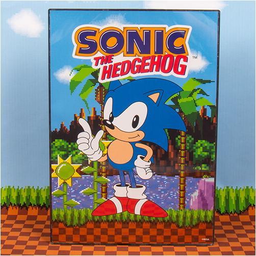 Image du produit Fizz Creations Sonic the Hedgehog - Affiche avec fonction lumineuse (21 x 30 cm)