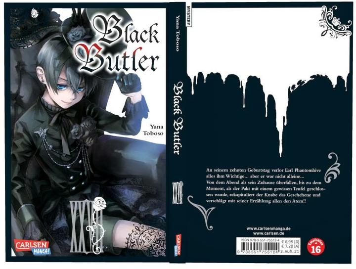 Image du produit Black Butler, Band 27 (Allemand, Yana Toboso Toboso, 2019)
