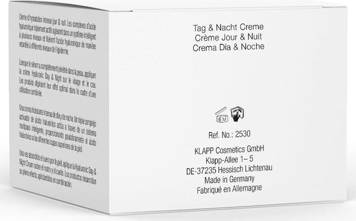 Actual product image Klapp HYALURONIC Day & Night Cream 50 ml (50 ml, 24h cream)