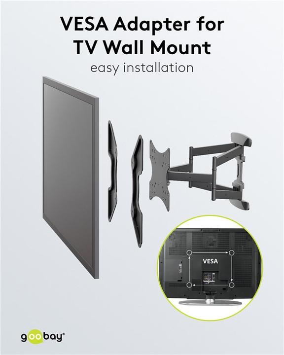 Image du produit Goobay Adaptateur Vesa (Platines de montage / d'adaption)
