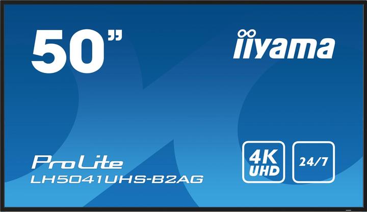 iiyama 50" 3840x2160, 4K UHD VA panel, 25% Haze (3840 x 2160 Pixel, 50")