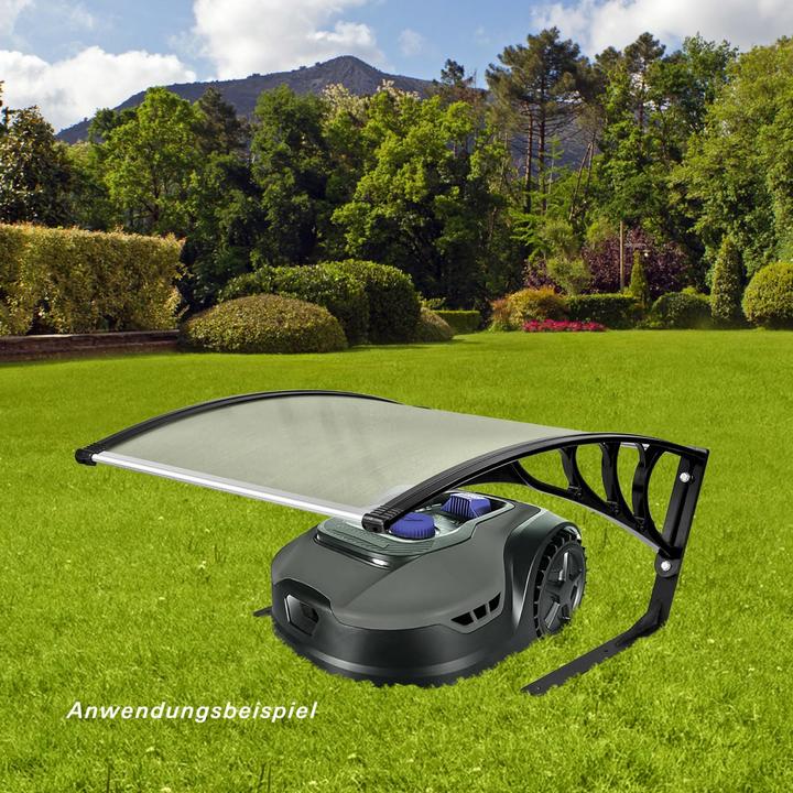 Produktbild Dema Mährobotergarage Mähroboter Rasenmäher Garage Carport Dach Überdachung 80 cm (Rasenmäher, Mähroboter Garage)