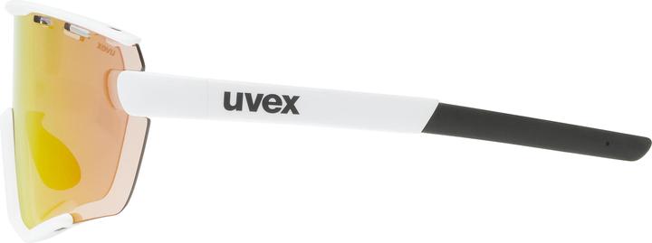 Actual product image Uvex Sports Sportstyle 236 S Set (White Matt, mirror silver/clear (S2/0), Mirror Red)
