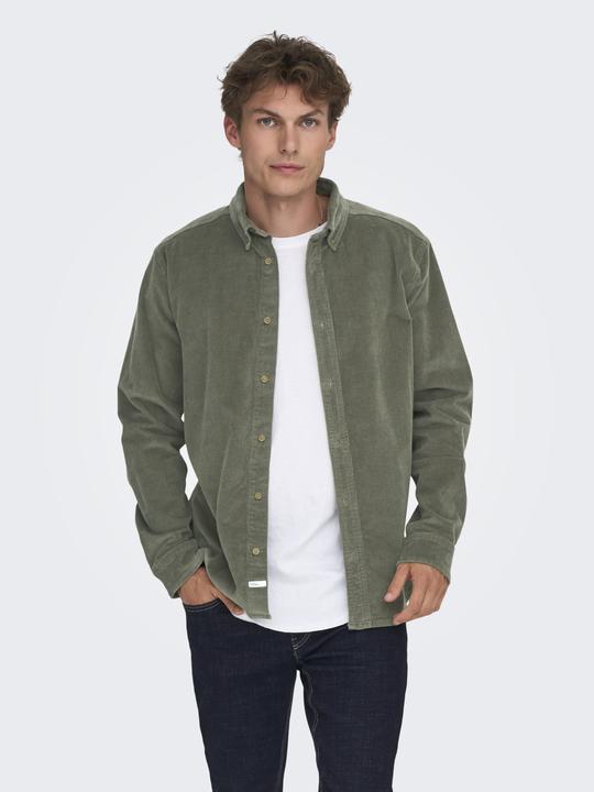 Produktbild Only & Sons Onsmichael 18w Reg Cord Stretch Ls Noos (XS)