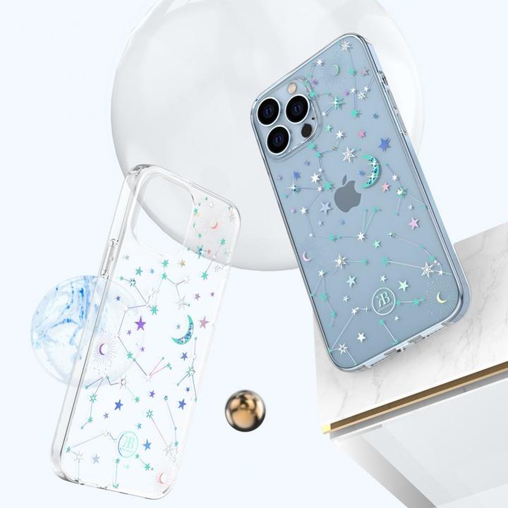 Produktbild Kingxbar Lucky Series iPhone 13 Pro case decorated with original Swarovski crystals transparent (Zod (Apple iPhone 13 Pro)
