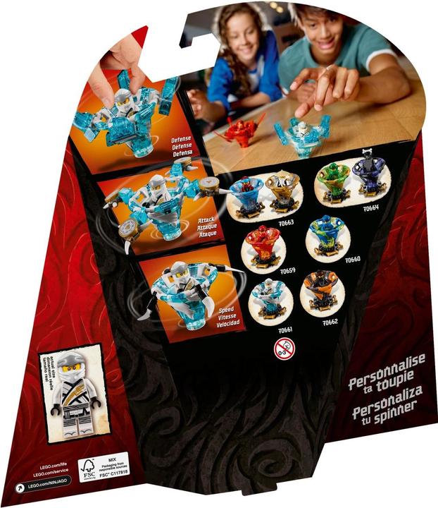 Actual product image LEGO Spinjitzu Zane (70661, LEGO Ninjago)