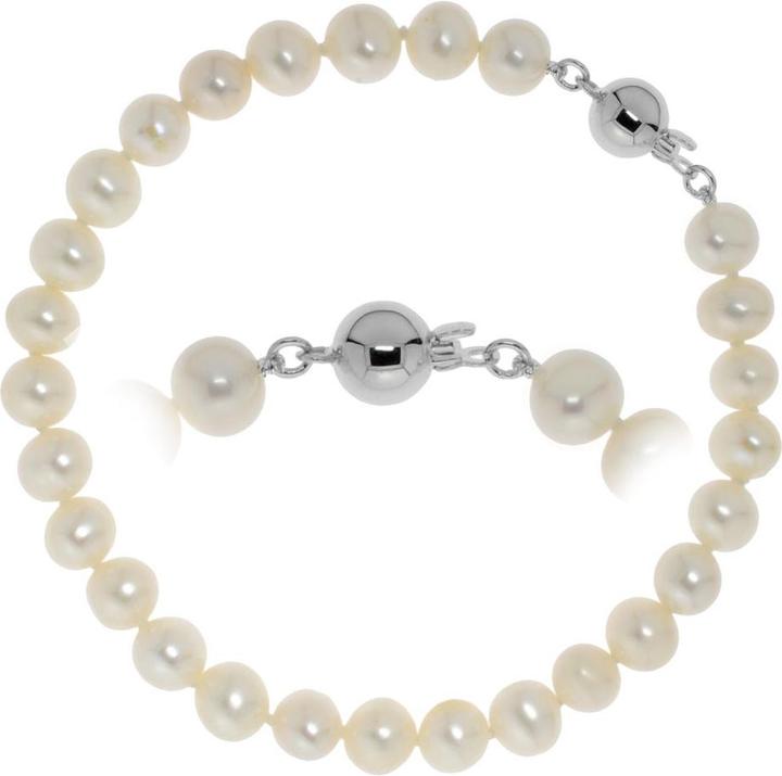 Actual product image Bijouteria Bracelet (21 cm, Freshwater pearl, Silver 925)
