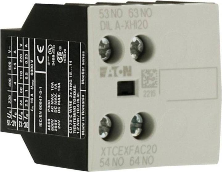 Image du produit Eaton DILA-XHI20 276422 Module de contacts auxiliaires 2S Structure