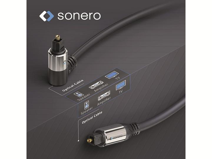 Produktbild Sonero Audio-Kabel Toslink - Toslink 2 m (2 m, TOSLINK)