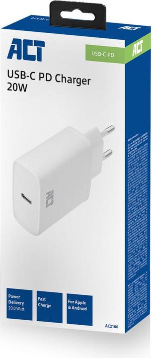 Productafbeelding AC2100 Mobiele Oplader Wit Binnen (20 W)