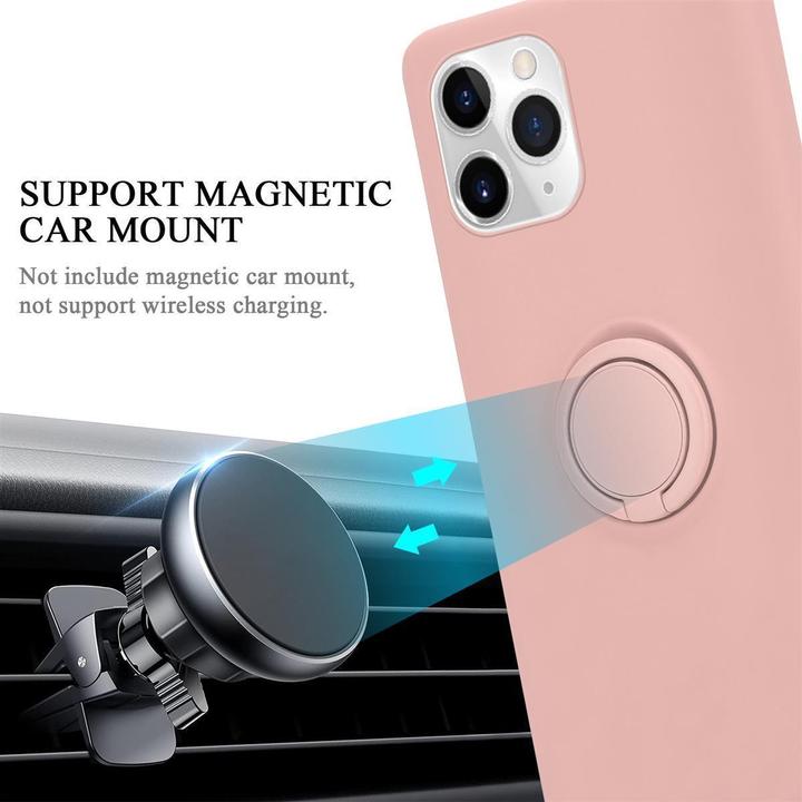 Actual product image Cadorabo TPU Liquid Ring Silicone Case Cover (Apple iPhone 11 Pro)