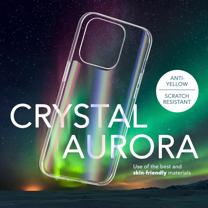 Image du produit Nalia Housse en verre trempé transparent effet arc-en-ciel (Apple iPhone 14 Pro Max)