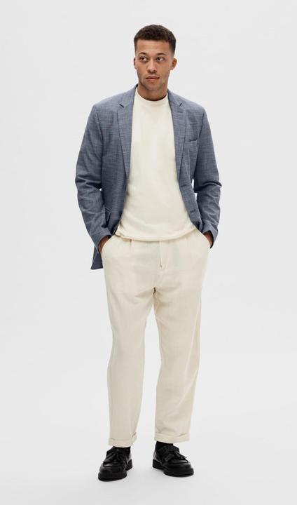 Actual product image Selected Homme Cropped relaxed fit trousers (W32/L34)