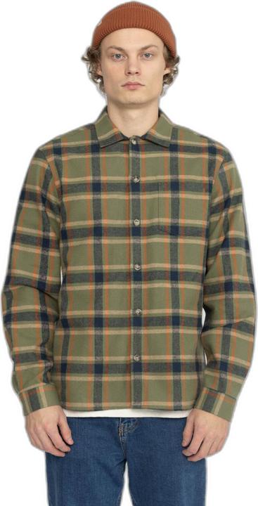 Actual product image Revolution check overhirt with button cloure (S)