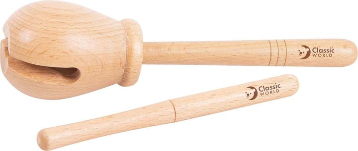 Produktbild Classic World Wooden Block Percussion, 2dlg.