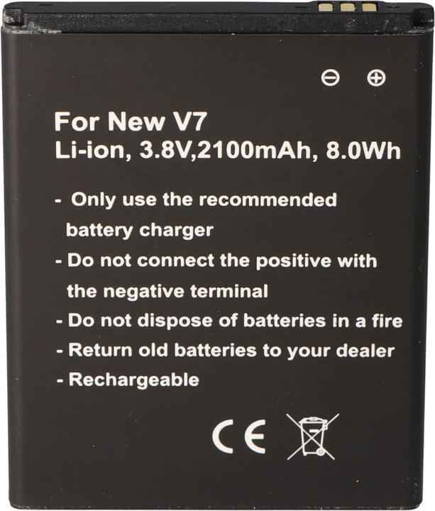 Actual product image AccuCell Battery iNew V7 Mobile Phone Battery EL395468PV