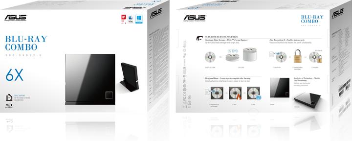 Produktbild ASUS Sbc-06d2x-U (Blu-ray Laufwerk, CD Brenner, CD Laufwerk, DVD Brenner, DVD Laufwerk)