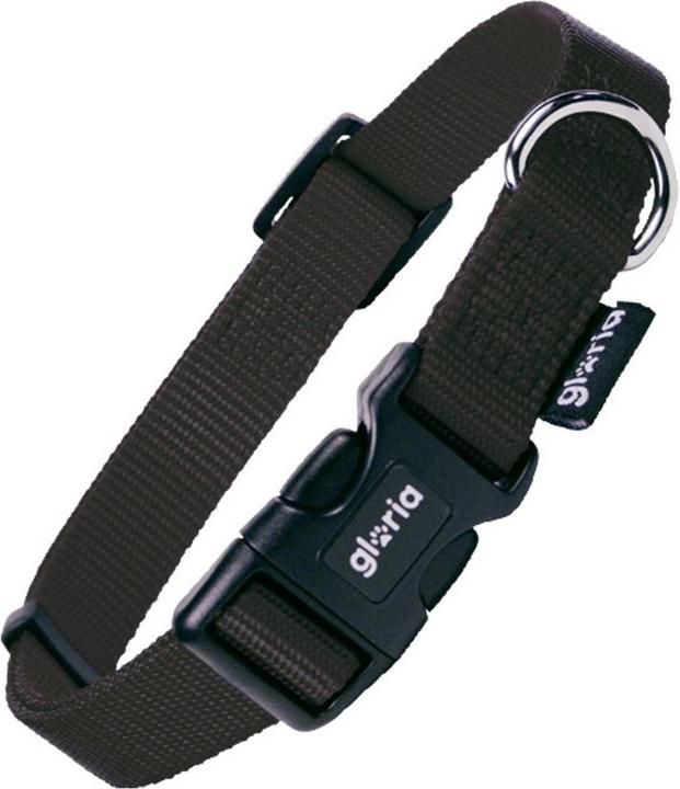 Gloria Hundehalsband 36-70 cm L Schwarz (Nylon)