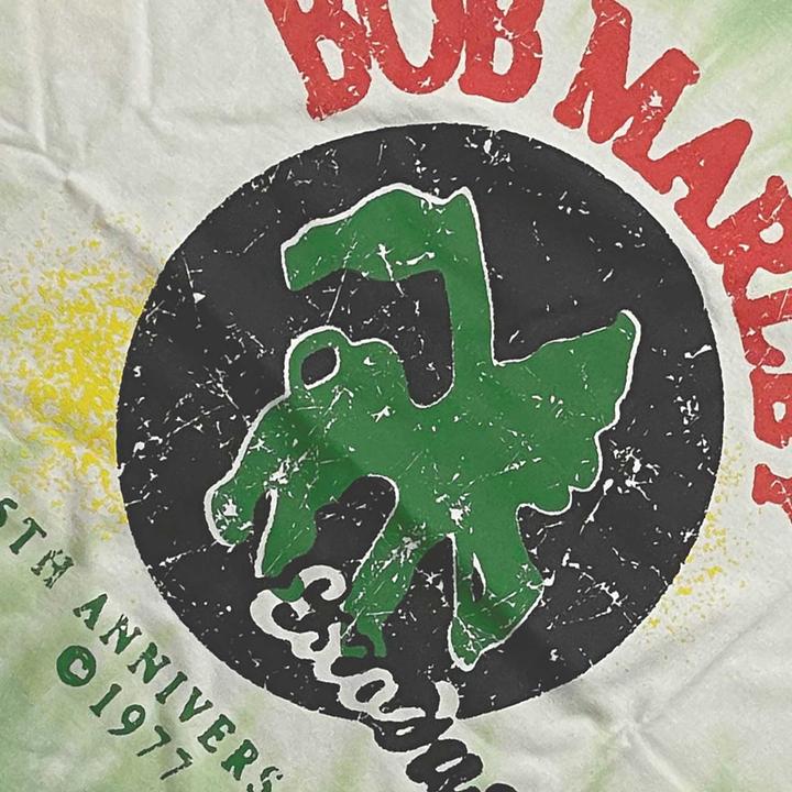 Image du produit Bob Marley T-shirt Tie Dye unisexe adulte 45e anniversaire (S)