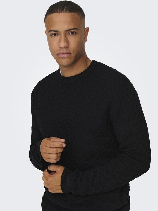 Produktbild Only & Sons Onskalle Reg 12 Struc Crew Knit Noos (XS)