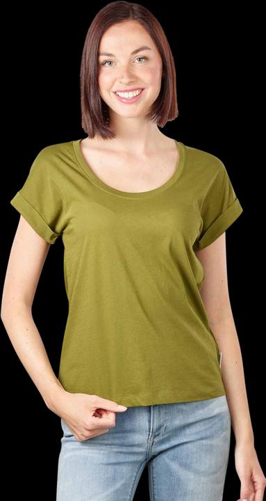 Marc O'Polo Deep Round Neck T-Shirt Short Sleeve Fern Green