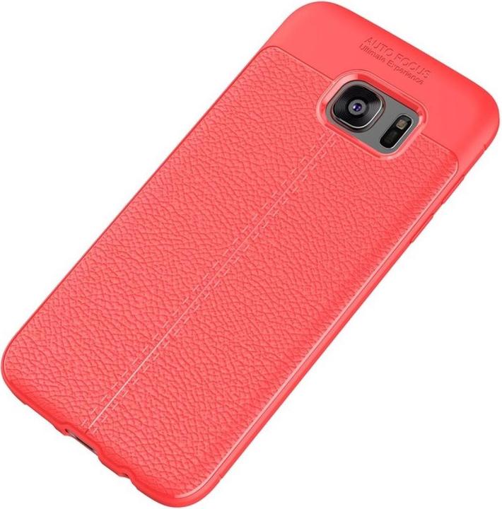 Produktbild König Design Handyhülle für Samsung Galaxy S7 Schutztasche Wallet Cover 360 Case Bumper Rot (Samsung Galaxy S7)