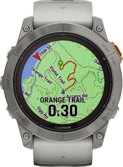 Image du produit Garmin Fenix 7 X PRO GPS Montre multisports, Sapphire Solar Edition, gris (51 mm)